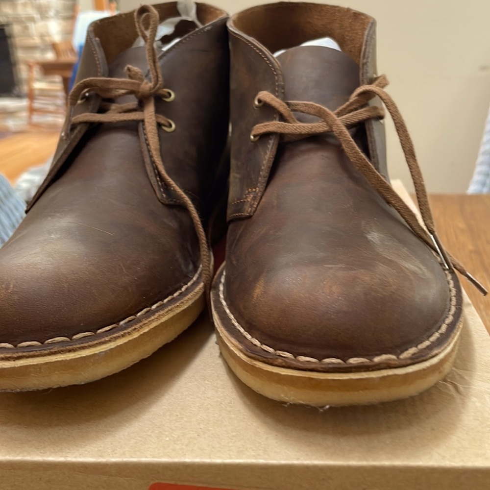 Clark Desert Boot 10 M Beeswax Jayne Miel